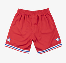 Load image into Gallery viewer, Men&#39;s All-Star Game West Mitchell &amp; Ness Hardwood Classics Swingman Red Basketball Shorts
