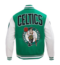 Load image into Gallery viewer, Men&#39;s Boston Celtics Retro Classic Green &amp; White Varsity NBA Jacket
