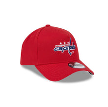 Load image into Gallery viewer, Washington Capitals New Era 9FORTY A-Frame Red Snapback NHL Adustable Hat
