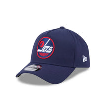 Load image into Gallery viewer, Winnipeg Jets Old Logo New Era 9FORTY A-Frame Navy Blue Snapback NHL Adustable Hat
