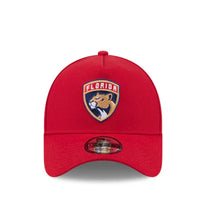 Load image into Gallery viewer, Florida Panthers New Era 9FORTY A-Frame Red Snapback NHL Adustable Hat
