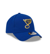 Load image into Gallery viewer, St. Louis Blues New Era 9FORTY A-Frame Blue Snapback NHL Adustable Hat
