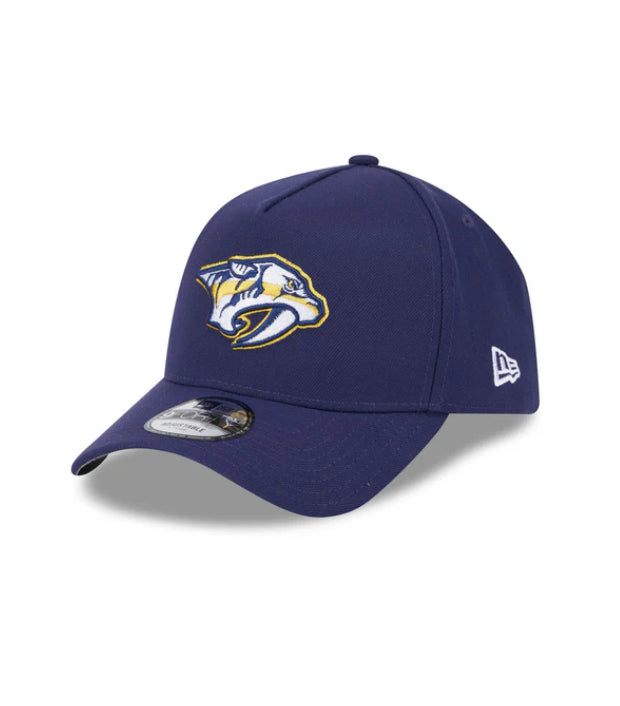 Nashville Predators New Era 9FORTY A-Frame Navy Blue Snapback NHL Adustable Hat