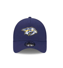Load image into Gallery viewer, Nashville Predators New Era 9FORTY A-Frame Navy Blue Snapback NHL Adustable Hat
