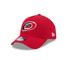 Load image into Gallery viewer, Carolina Hurricanes New Era 9FORTY A-Frame Red Snapback NHL Adustable Hat
