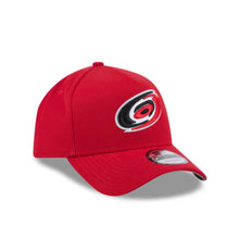 Load image into Gallery viewer, Carolina Hurricanes New Era 9FORTY A-Frame Red Snapback NHL Adustable Hat
