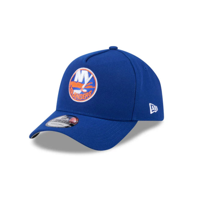 New York Islanders New Era 9FORTY A-Frame Blue Snapback NHL Adustable Hat