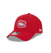 Load image into Gallery viewer, Montreal Canadiens New Era 9FORTY A-Frame Red Snapback NHL Adustable Hat
