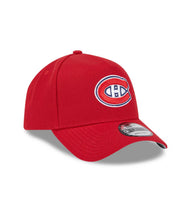 Load image into Gallery viewer, Montreal Canadiens New Era 9FORTY A-Frame Red Snapback NHL Adustable Hat
