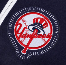 Load image into Gallery viewer, Men&#39;s New York Yankees Pick Stiching World Series Navy &amp; White Varsity MLB Jacket
