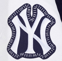Load image into Gallery viewer, Men&#39;s New York Yankees Pick Stiching World Series Navy &amp; White Varsity MLB Jacket
