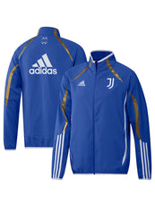 Load image into Gallery viewer, Men&#39;s Adidas Juventus Full-Zip Anthem Blue &amp; Gold Track Soccer Jacket
