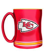 Load image into Gallery viewer, NFL Sculpted Team Logo 14oz Mug
