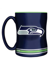 Load image into Gallery viewer, NFL Sculpted Team Logo 14oz Mug
