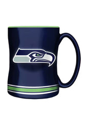 Load image into Gallery viewer, NFL Sculpted Team Logo 14oz Mug
