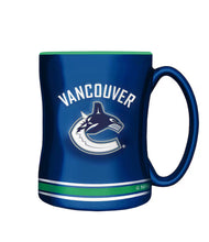 Load image into Gallery viewer, NHL Sculpted Team Logo 14oz Mug
