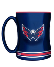 Load image into Gallery viewer, NHL Sculpted Team Logo 14oz Mug
