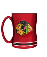 Load image into Gallery viewer, NHL Sculpted Team Logo 14oz Mug
