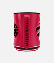Load image into Gallery viewer, Toronto Raptors Sculpted Claw Marks Basketball Logo Red 14oz Mug
