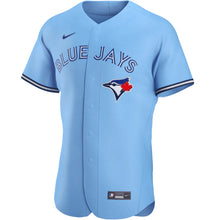 Load image into Gallery viewer, Men&#39;s Nike Toronto Blue Jays Powder Blue / Baby Blue Authentic MLB Jersey
