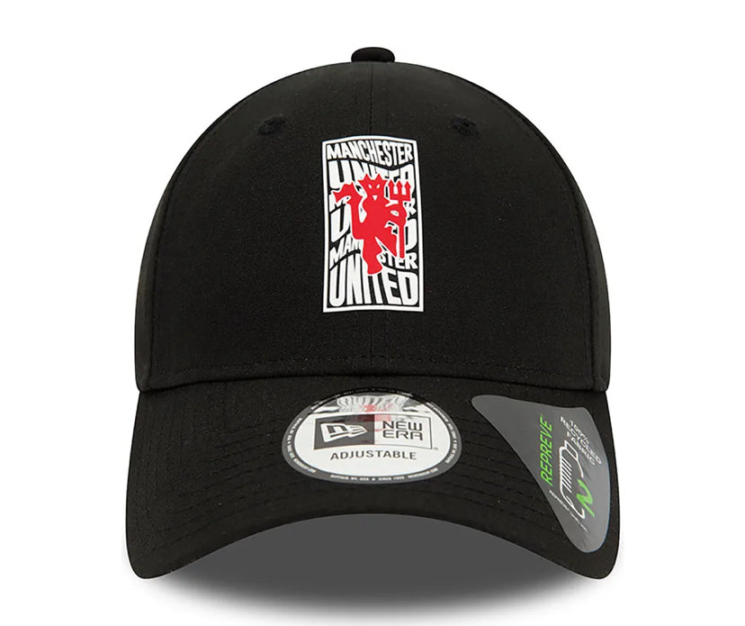 Manchester United New Era 9Forty Adustable Black Soccer Hat