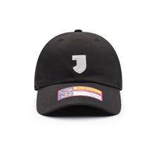 Load image into Gallery viewer, Juventus Fan Ink CL-51 Pro Adjustable Black &amp; White Soccer Hat
