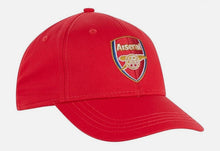 Load image into Gallery viewer, Arsenal Velcro Adjustable Red Soccer Hat
