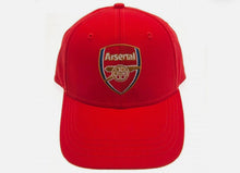 Load image into Gallery viewer, Arsenal Velcro Adjustable Red Soccer Hat
