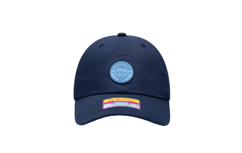Manchester City Fan Ink CL-51 Pro Adjustable Navy Soccer Hat