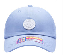 Load image into Gallery viewer, Manchester City Fan Ink CL-51 Pro Adjustable Baby Blue Soccer Hat
