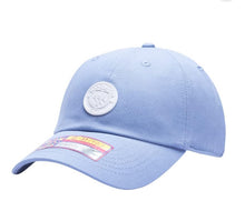 Load image into Gallery viewer, Manchester City Fan Ink CL-51 Pro Adjustable Baby Blue Soccer Hat
