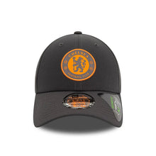 Load image into Gallery viewer, Chelsea New Era 9Forty Adustable Charcoal Grey Soccer Hat
