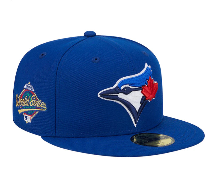 Toronto Blue Jays Royal New Era 59Fifty 1993 World Series Fitted MLB Hat