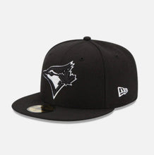 Load image into Gallery viewer, Toronto Blue Jays Black &amp; White New Era 59Fifty 1993 World Series Fitted MLB Hat
