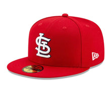 Load image into Gallery viewer, St. Louis Cardinals Red New Era 59Fifty On Field Authentic Collection Fitted MLB Hat

