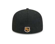 Load image into Gallery viewer, Aneheim Ducks New Era 59Fifty Black Fitted NHL Hat
