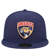 Load image into Gallery viewer, Florida Panthers New Era 59Fifty Navy Blue Fitted NHL Hat

