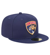 Load image into Gallery viewer, Florida Panthers New Era 59Fifty Navy Blue Fitted NHL Hat
