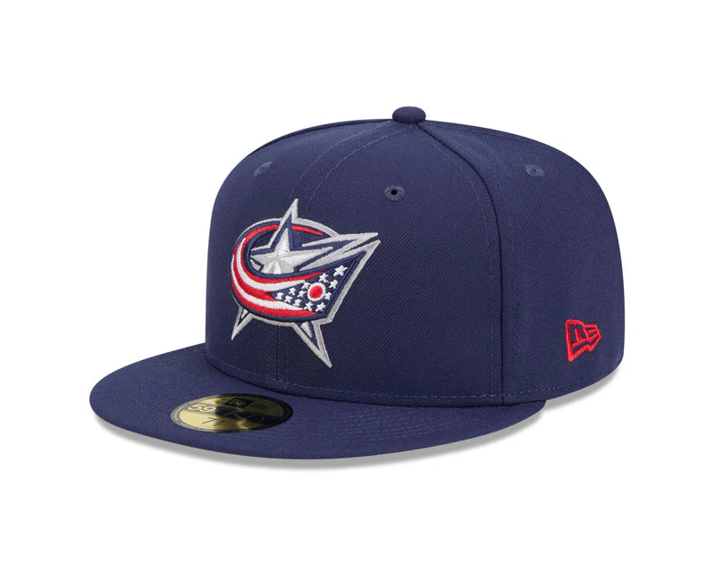 Columbus Blue Jackets New Era 59Fifty Navy Blue Fitted NHL Hat