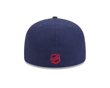 Load image into Gallery viewer, Columbus Blue Jackets New Era 59Fifty Navy Blue Fitted NHL Hat
