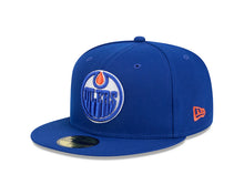 Load image into Gallery viewer, Edmonton Oilers New Era 59Fifty Royal Blue Fitted NHL Hat
