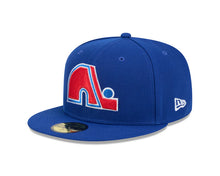 Load image into Gallery viewer, Quebec Nordiques New Era 59Fifty Royal Blue Fitted NHL Hat
