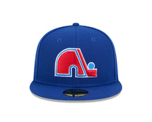 Load image into Gallery viewer, Quebec Nordiques New Era 59Fifty Royal Blue Fitted NHL Hat
