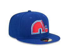 Load image into Gallery viewer, Quebec Nordiques New Era 59Fifty Royal Blue Fitted NHL Hat
