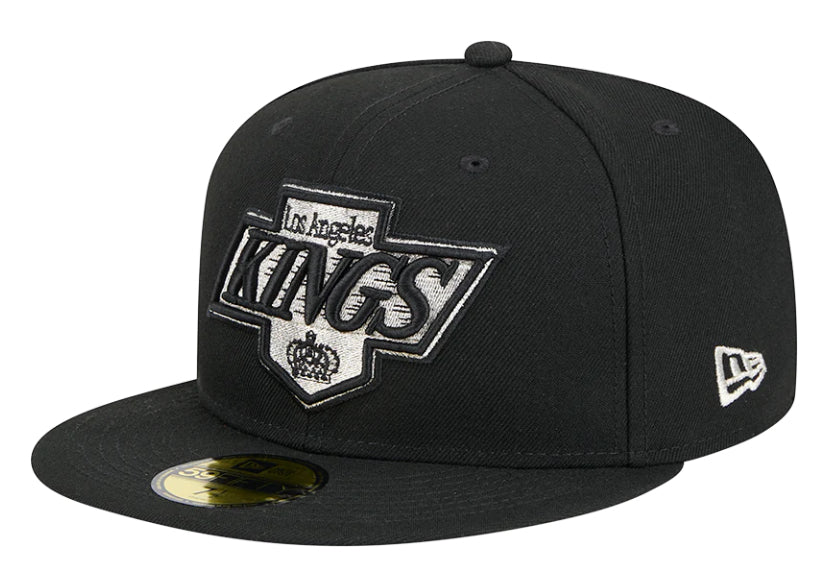 Los Angeles Kings New Era 59Fifty Black Fitted NHL Hat