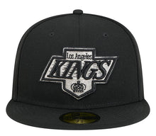 Load image into Gallery viewer, Los Angeles Kings New Era 59Fifty Black Fitted NHL Hat
