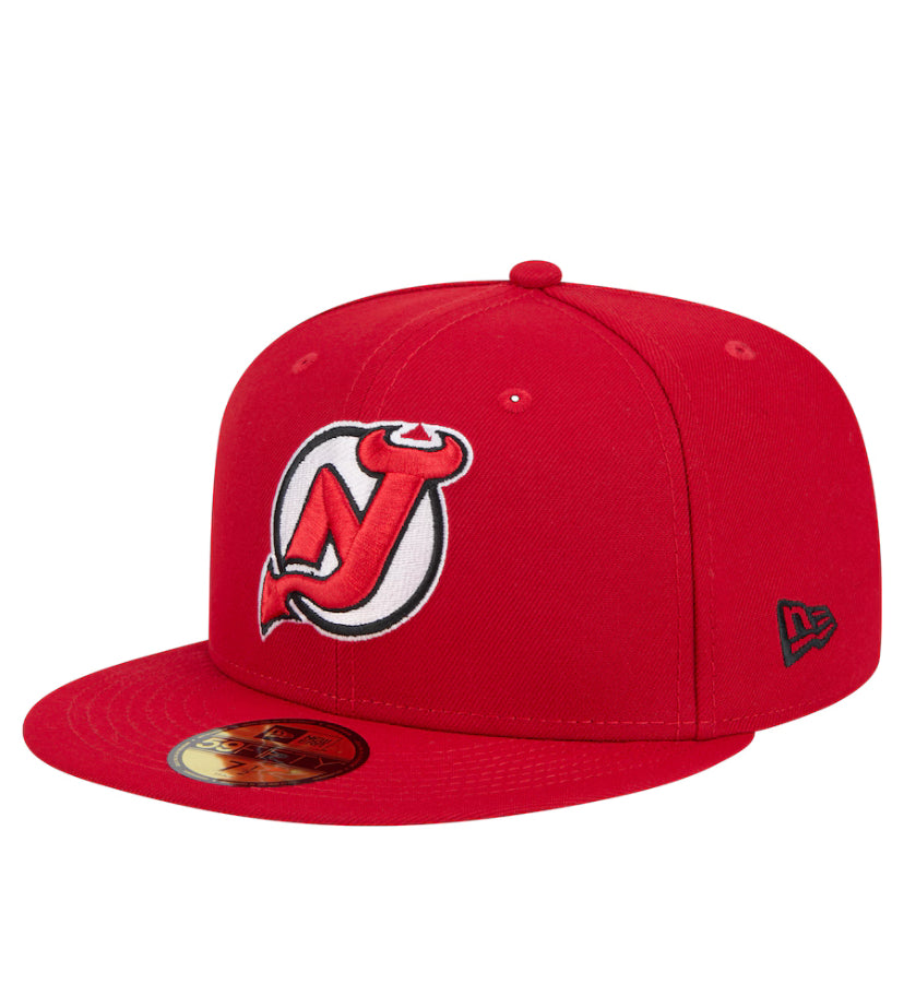 New Jersey Devils New Era 59Fifty Red Fitted NHL Hat