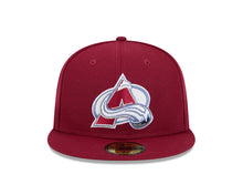 Load image into Gallery viewer, Colorado Avalanche New Era 59Fifty Burgandy Fitted NHL Hat
