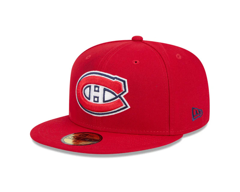 Montreal Canadiens New Era 59Fifty Red Fitted NHL Hat