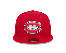 Load image into Gallery viewer, Montreal Canadiens New Era 59Fifty Red Fitted NHL Hat
